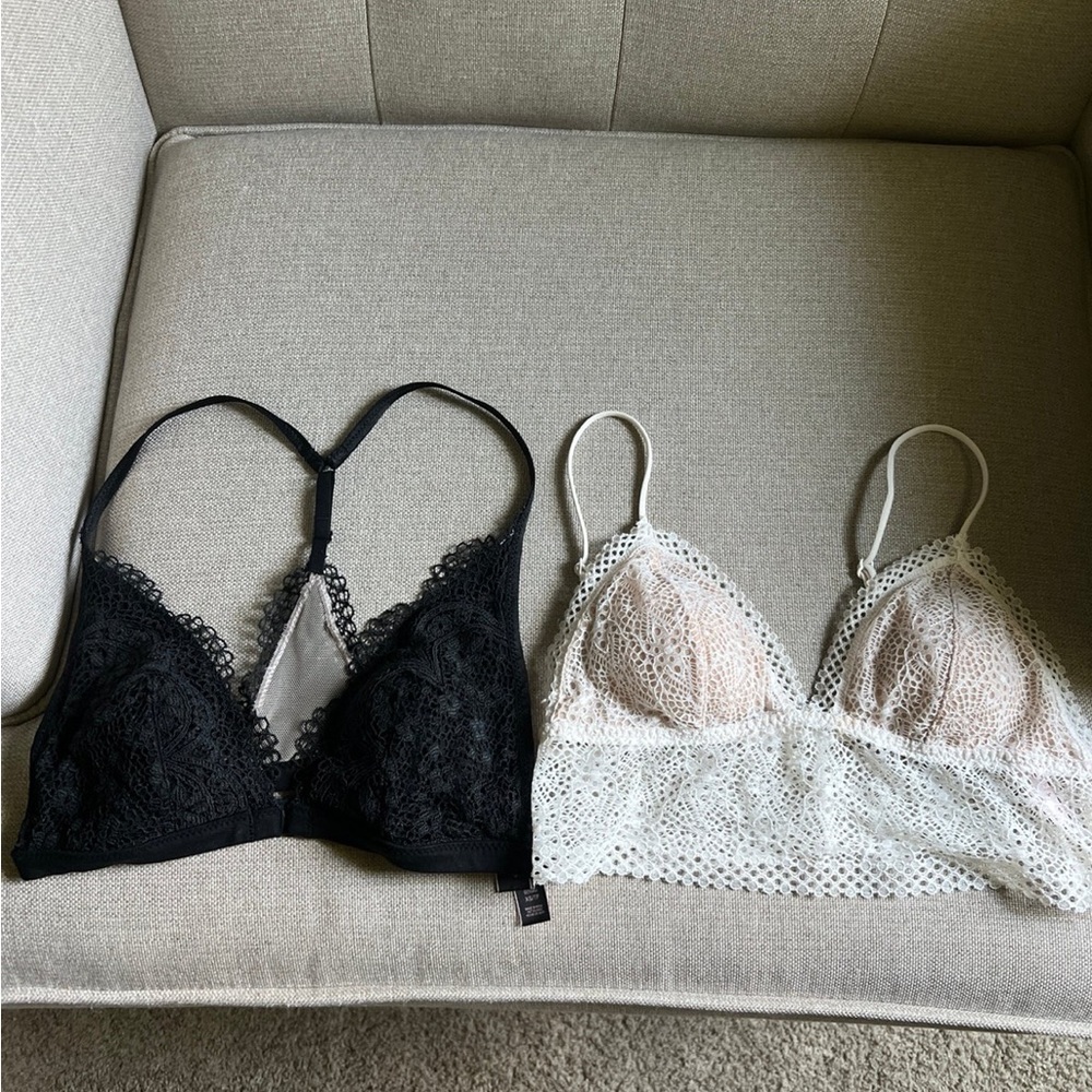 XS Victoria’s Secret Bralettes with removable pads